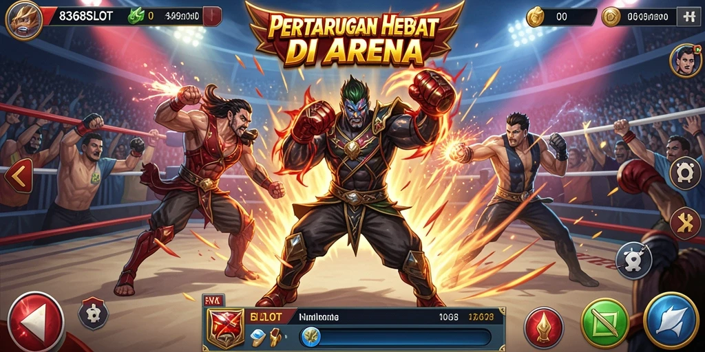 Tampilkan gameplay Fighting seru dalam 8368SLOT.