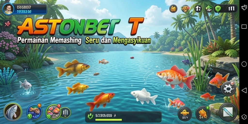 Tampilan gameplay memancing yang menarik di ASTONBET.