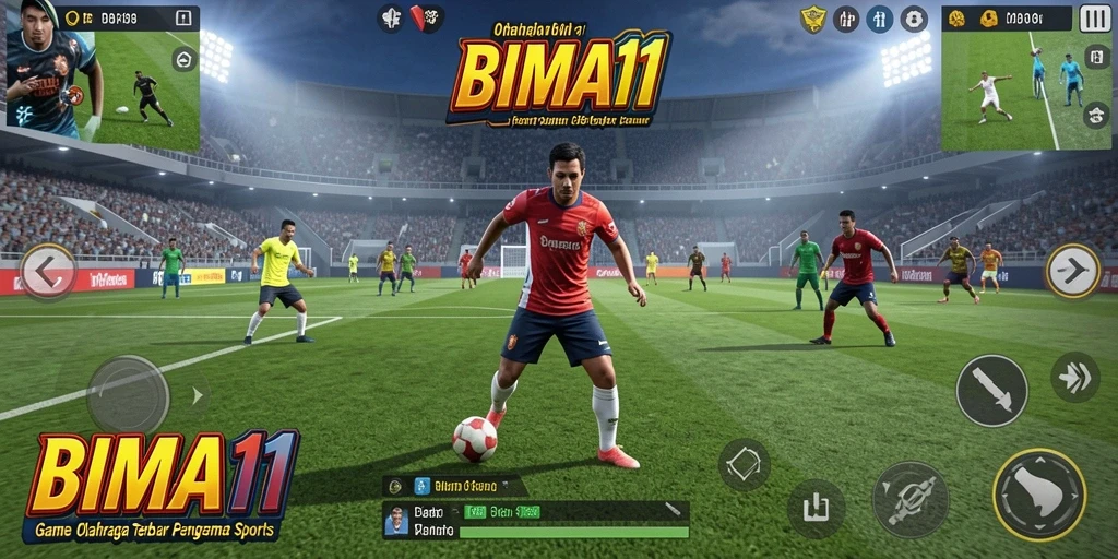 Screenshot gameplay <strong>BIMA11</strong> yang menampilkan aksi seru dalam olahraga.