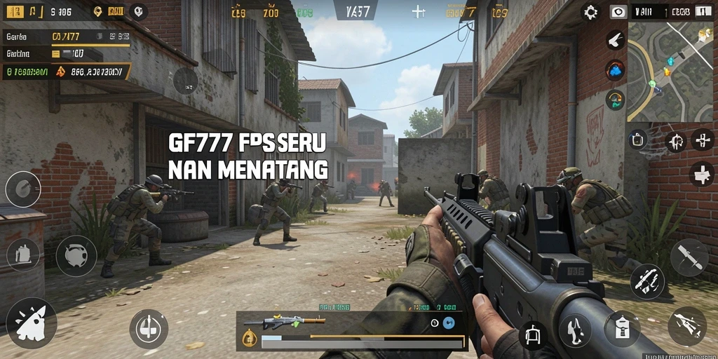 Tampilan gameplay GF777 yang mendebarkan dan dinamis dalam FPS.