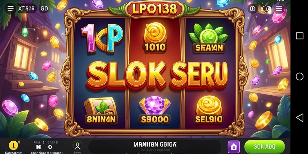 Screenshot gameplay LPO138 menampilkan putaran Slot yang mendebarkan.