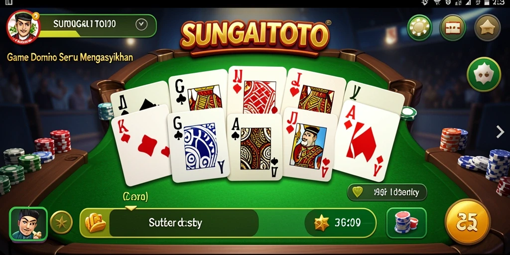 Gameplay seru dan mengasyikkan di SUNGAITOTO.