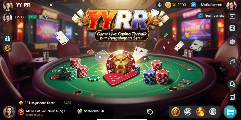 Gameplay Live Casino yang mendebarkan dan interaktif.